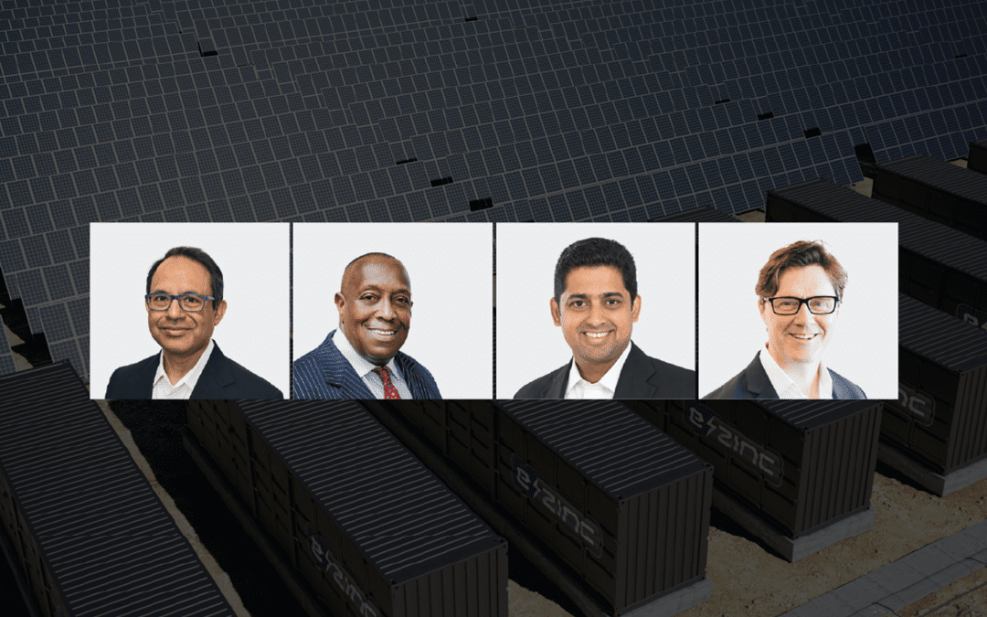 e-Zinc Appoints Three Clean Tech Executives to Charge the Next Phase of Growth